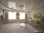гостиная в классическом стиле