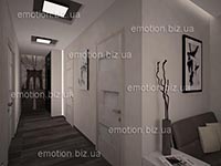фотообои в торце коридора