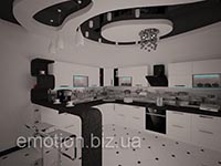 обтекаемые формы потолка