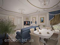 зонирование гостиной в частном доме