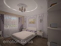 классический интерьер спальни