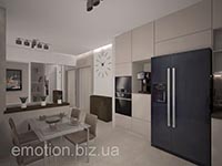 объединение комнаты и кухни