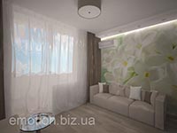 подсветка фотообоев из-за потолка
