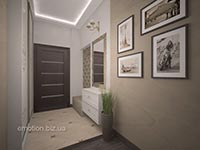 прихожая в классическом стиле в квартире-сталинке