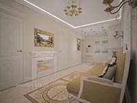 фальш-камин в классическом интерьере